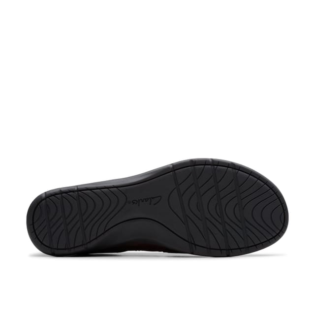 Clarks Clarks Women's Certina Ease Wine Nubuck Slip Ons in Red - 3