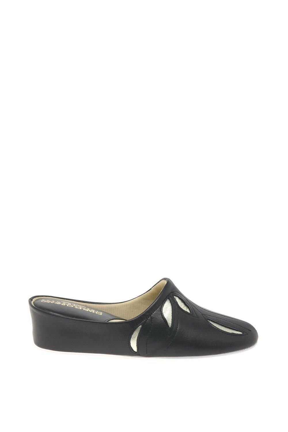 Charles Clinkard Charles Clinkard Women's 'Molly' Leather Slippers in Black - 3