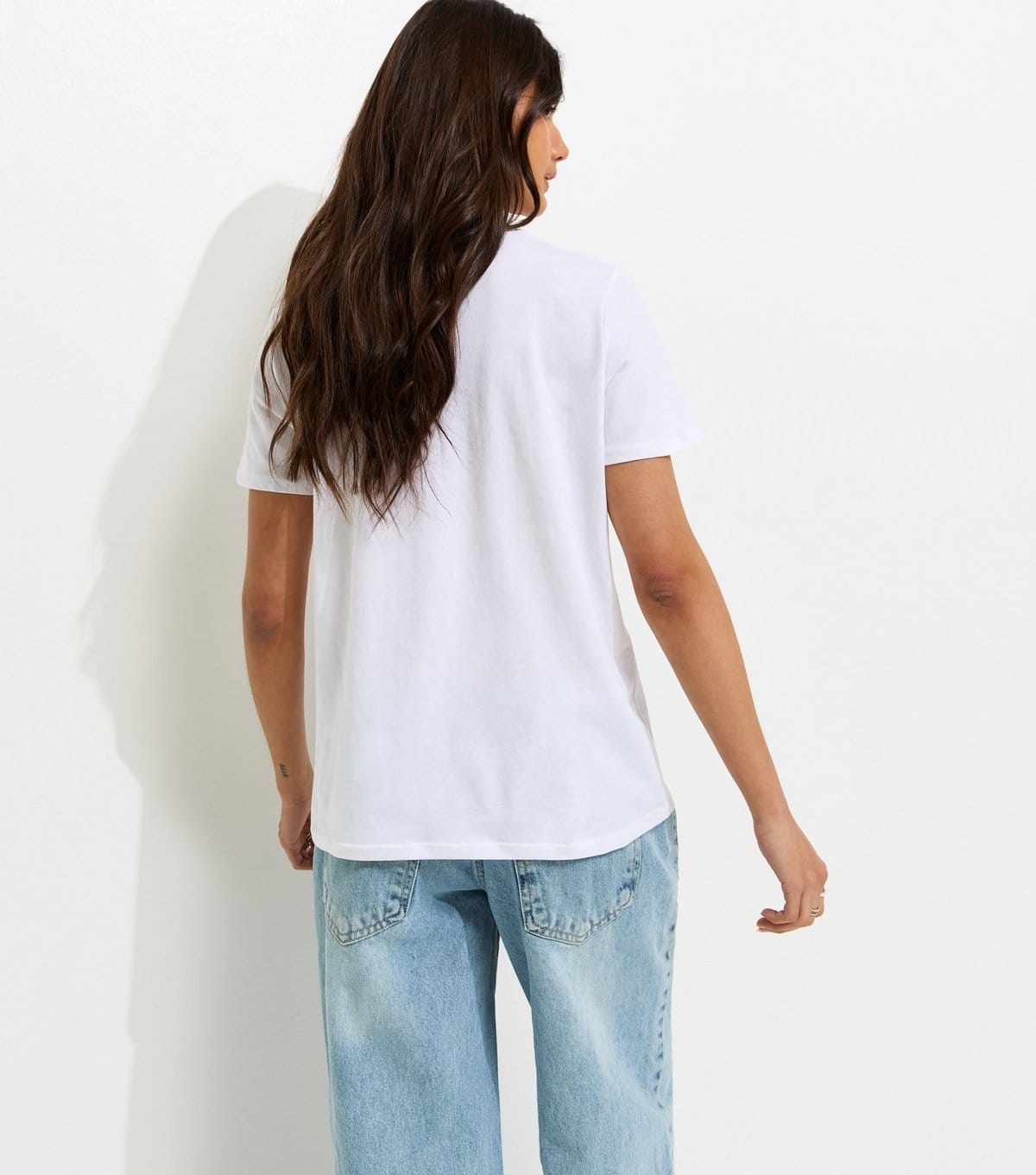 New Look Women's White Pack Of 2 Relaxed Fit T-Shirts New Look - 4