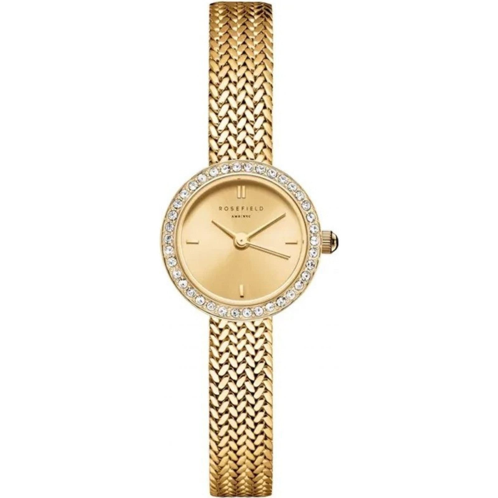 Rosefield Rosefield Women's MCGMG-M03 Mini 20mm Quartz Watch in Gold