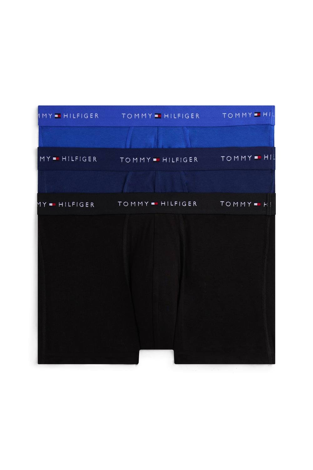 Tommy Hilfiger Tommy Hilfiger Men's Signature 3P Trunk DTM Blue/Navy/Black - 2