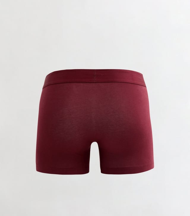 New Look Men's Pack Of 3 Burgundy Boxers New Look - 3
