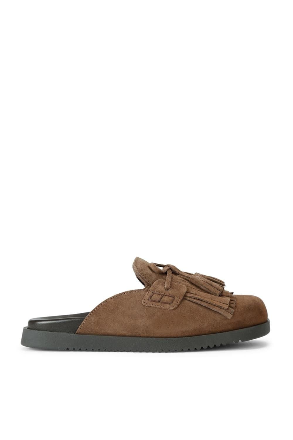 Steve Madden STEVE MADDEN Women's 'Maurea Mid Brown' Suede Flats in Brown
