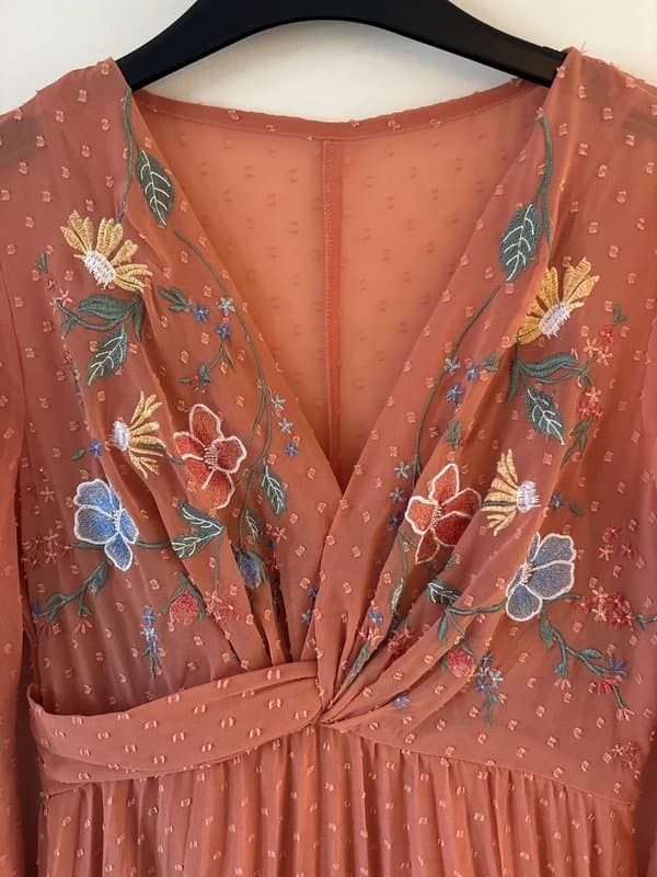 ASOS Embroidered occasion dress