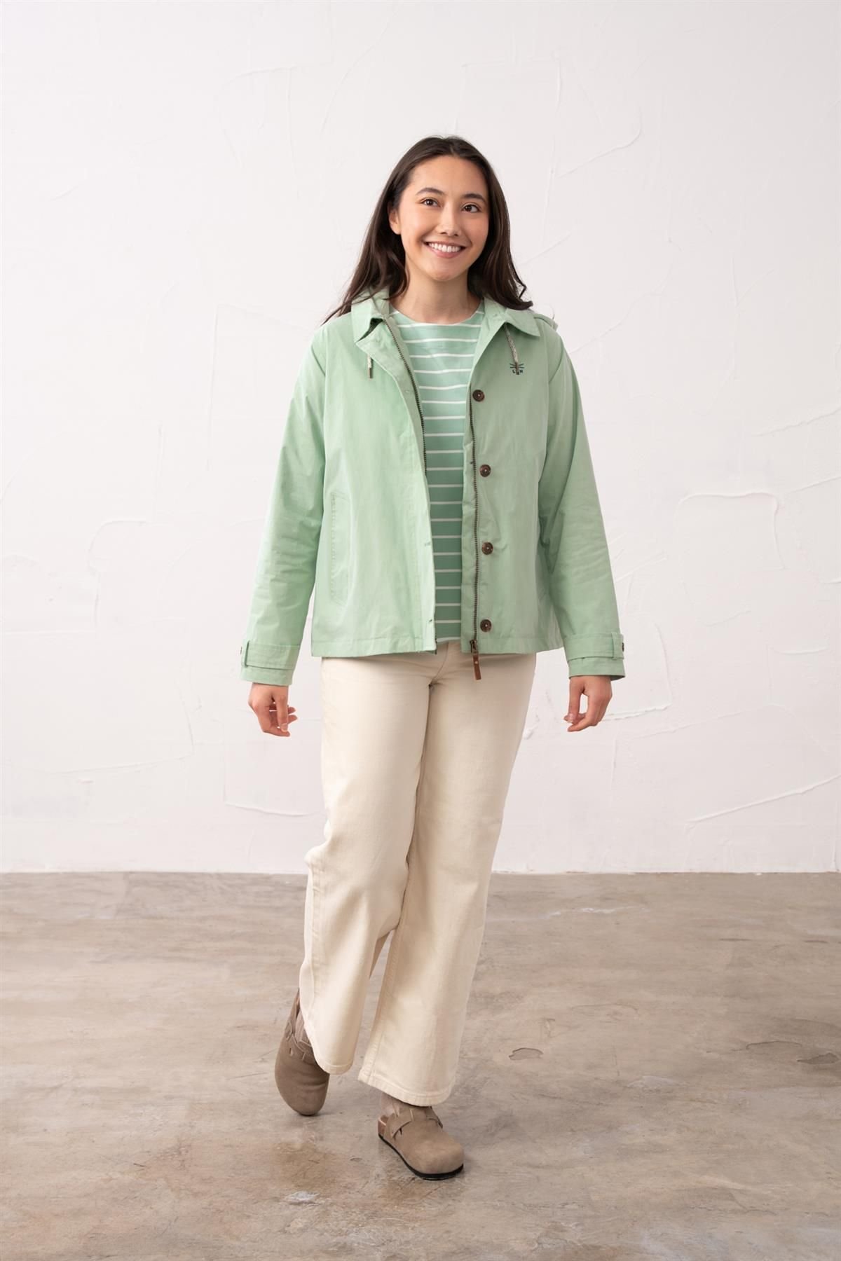 Lighthouse Clothing Lighthouse Clothing Women's Blair Coat in Light Green - 4