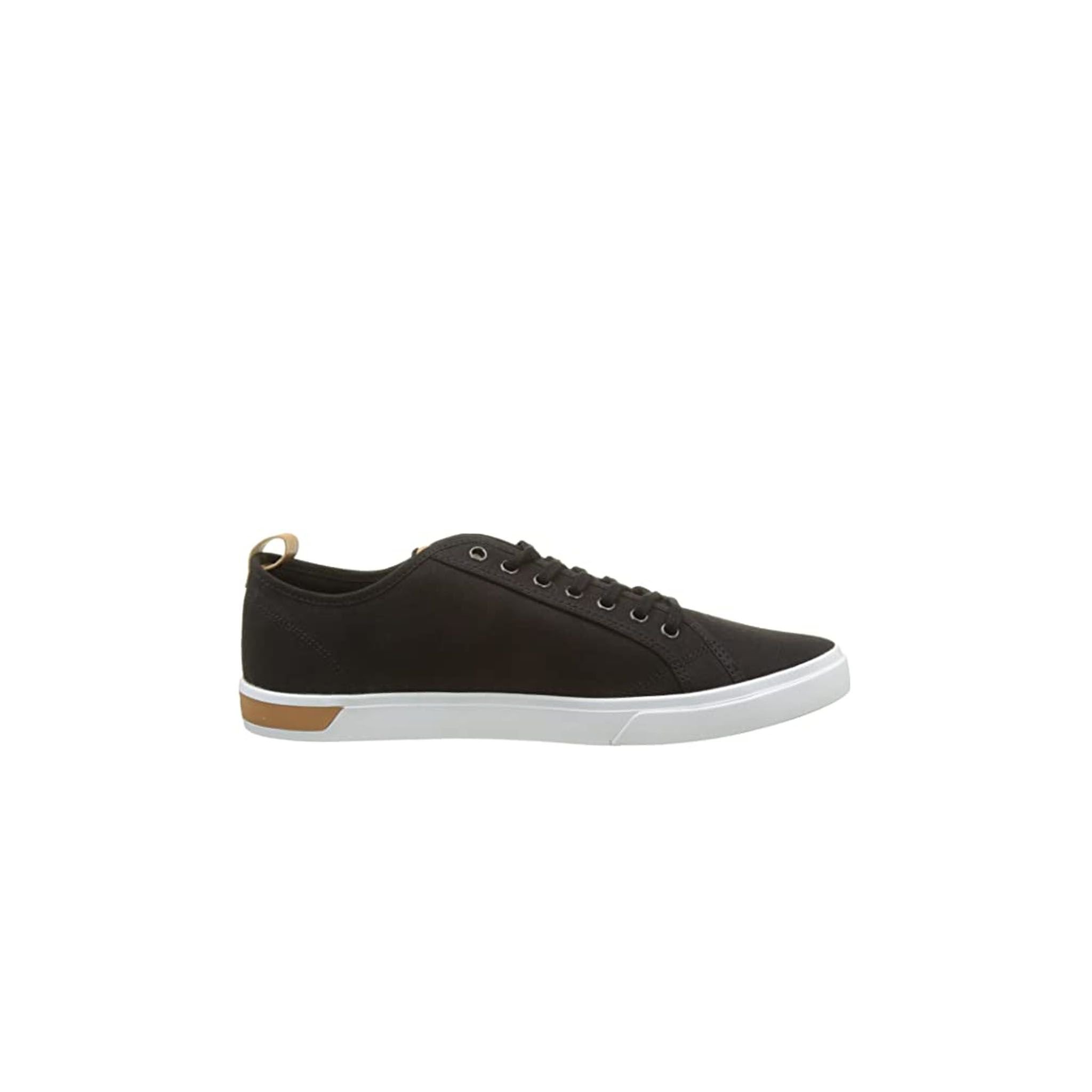 Le Coq Sportif Le Coq Sportif Men's Lace-Up Black Canvas Plimsolls - 2