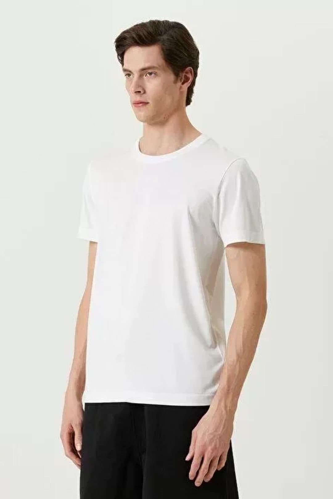 Janes Janes Men's White Crew Neck T-Shirt