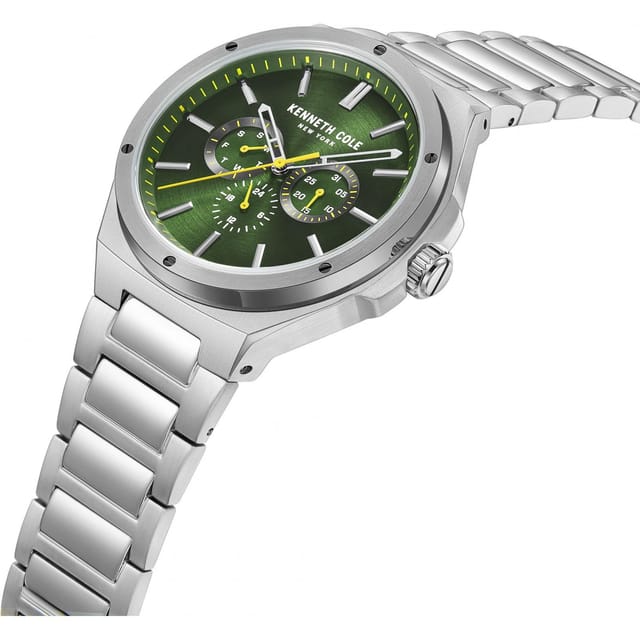 Kenneth Cole Kenneth Cole Men's KCWGK2235102 Classic 43mm Quartz Watch in Silver - 3