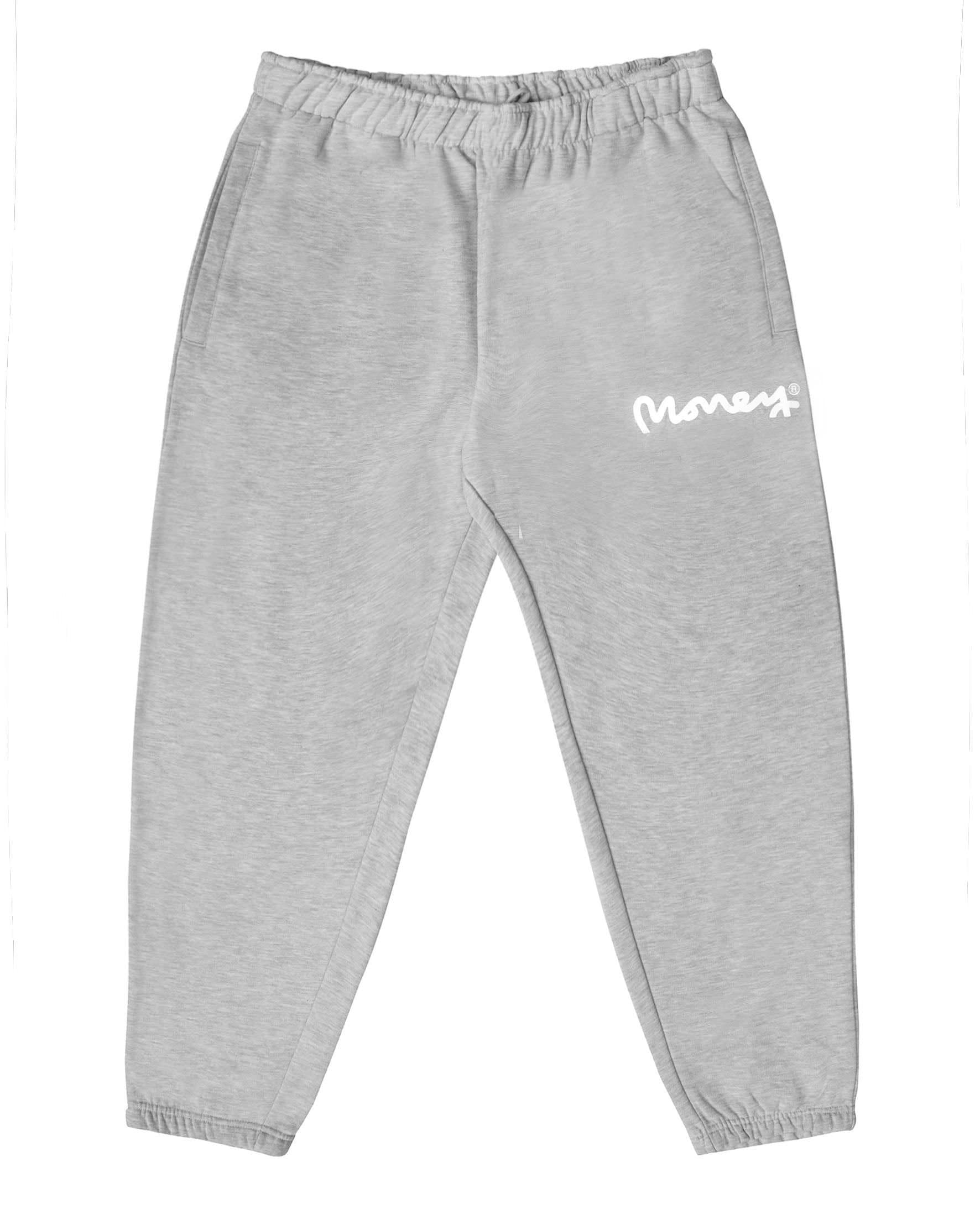 Money Money Men's Sig Ape Trackpant in Pale Grey
