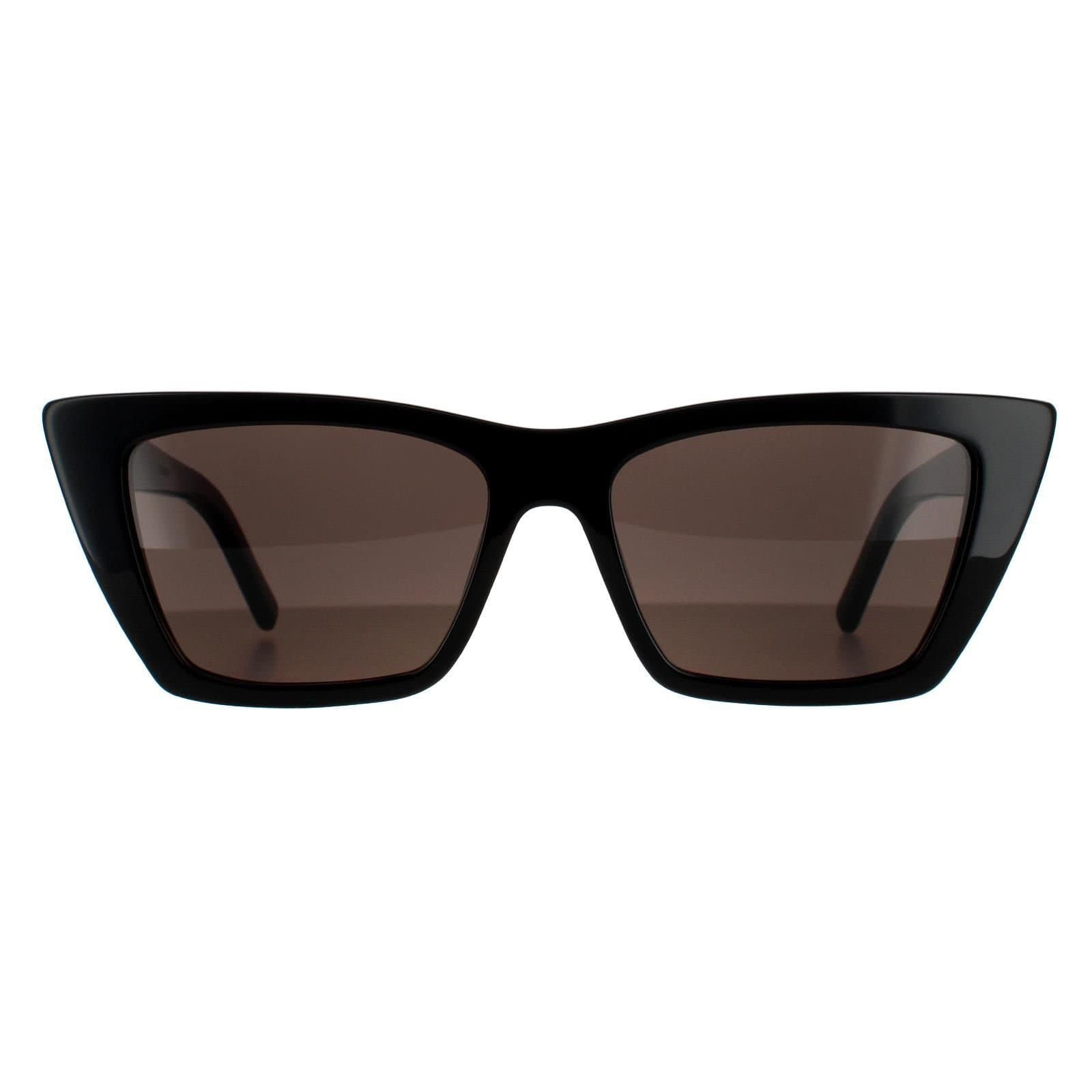 Saint Laurent Saint Laurent Women's Cat Eye Black Grey SL 276 MICA Sunglasses