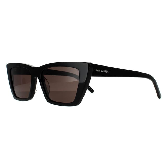 Saint Laurent Saint Laurent Women's Cat Eye Black Grey SL 276 MICA Sunglasses - 2