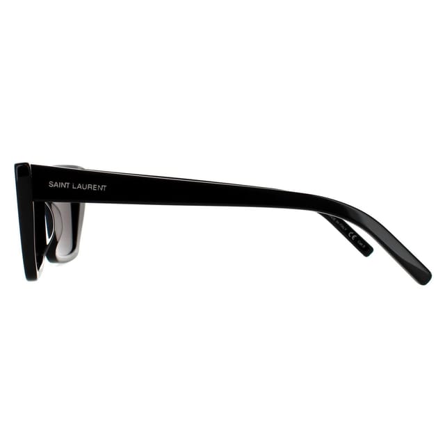 Saint Laurent Saint Laurent Women's Cat Eye Black Grey SL 276 MICA Sunglasses - 3