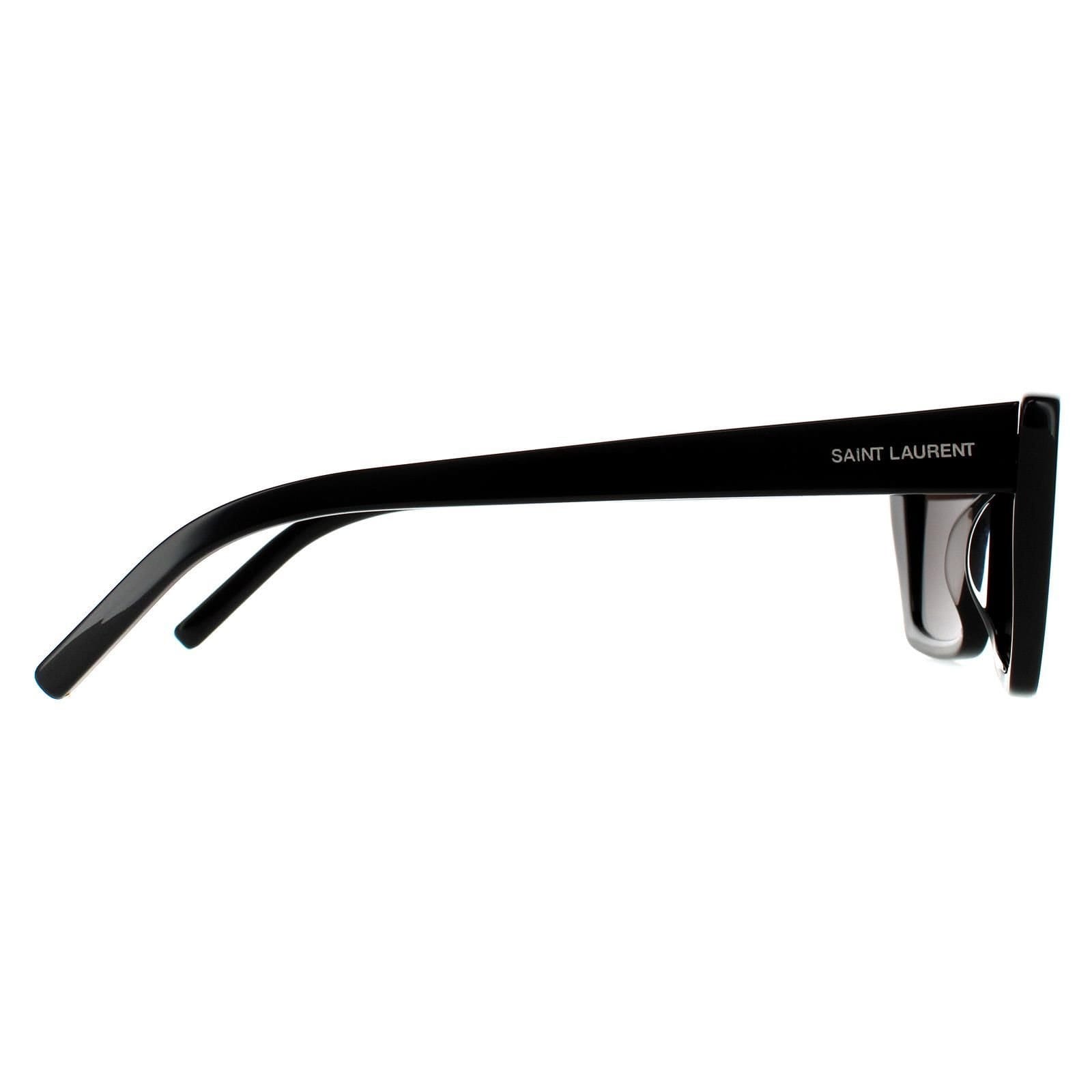 Saint Laurent Saint Laurent Women's Cat Eye Black Grey SL 276 MICA Sunglasses - 4