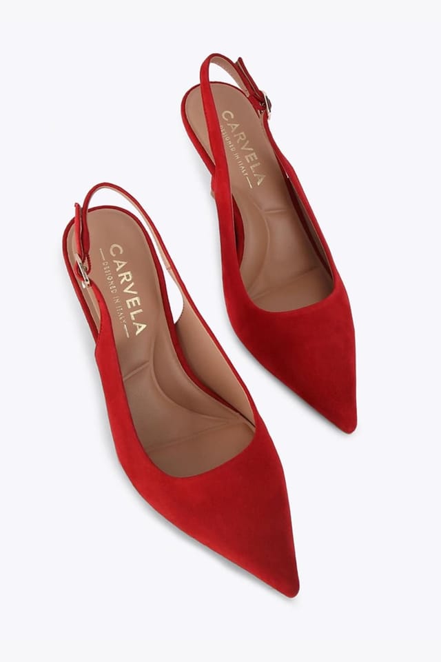 Carvela Carvela Women's 'Spirited' Suede Heels in Red - 2