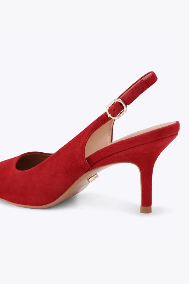 Carvela Carvela Women's 'Spirited' Suede Heels in Red - 3