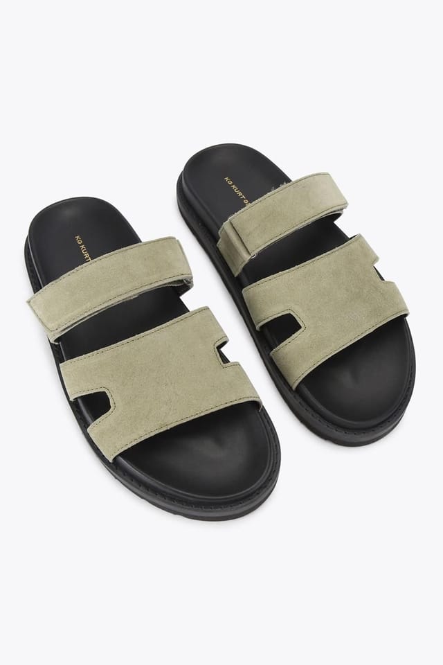 KG Kurt Geiger KG Kurt Geiger Men's 'Palermo' Suede Sandals in Green - 2