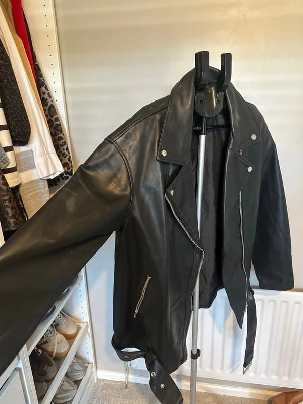 ASOS ASOS Oversized Leather Jacket