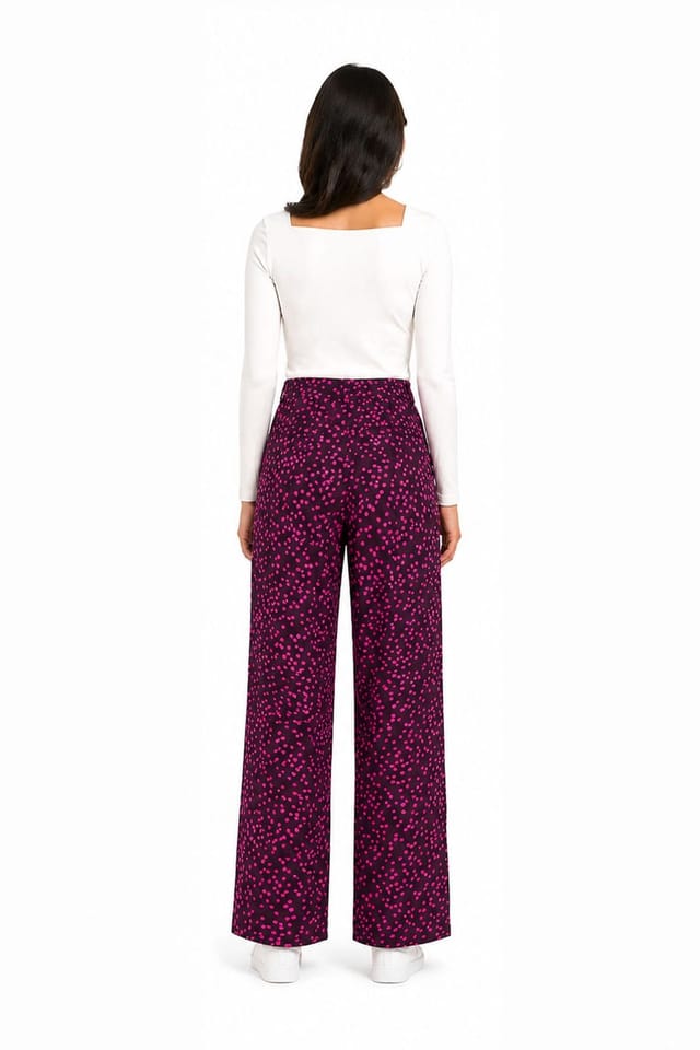 Kettlewell Kettlewell Women's Joni Print Trousers in Fuchsia - 3