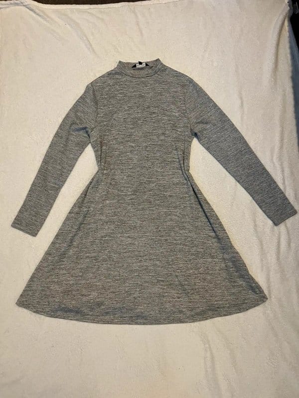 New look grey dress size 10
