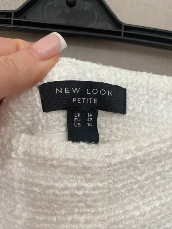 New Look New look petite white co-ord blazer and shorts