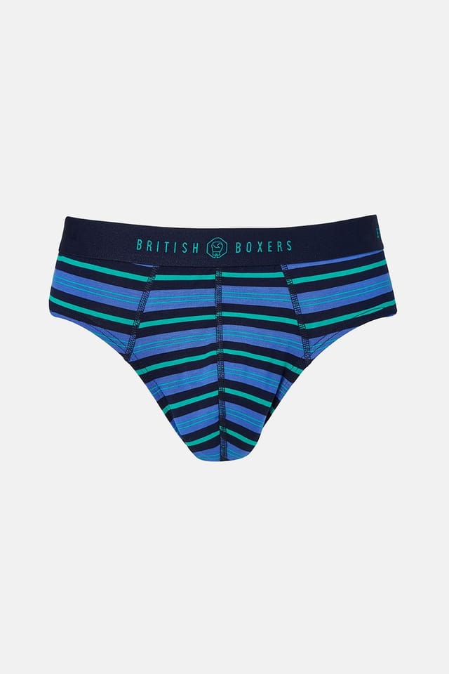 British Boxers British Boxers Men's Pack of Four "Electric Lime" Bamboo Briefs - 2