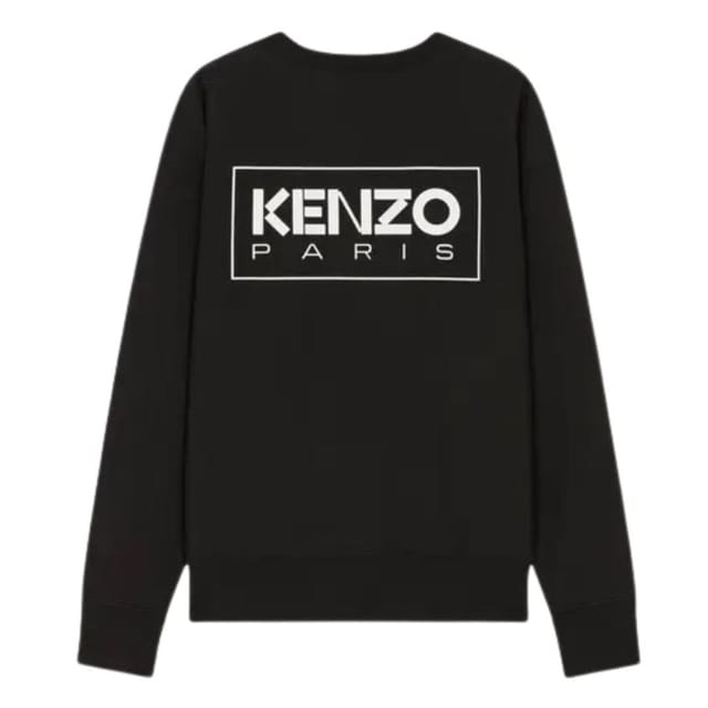 Kenzo Kenzo Men's Paris Outlined Logo Black Sweatshirt - 2