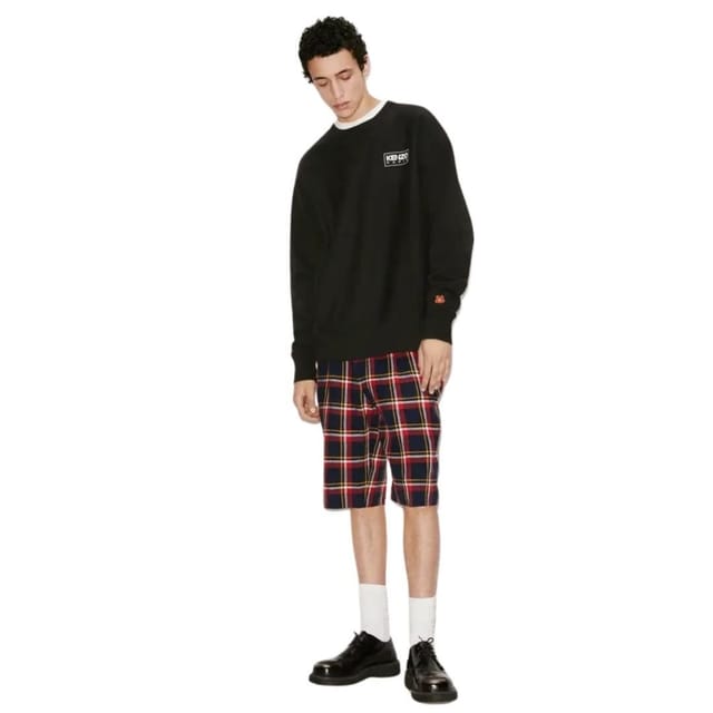 Kenzo Kenzo Men's Paris Outlined Logo Black Sweatshirt - 3
