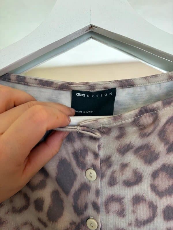 ASOS ASOS Leopard Print Vest- Size 8