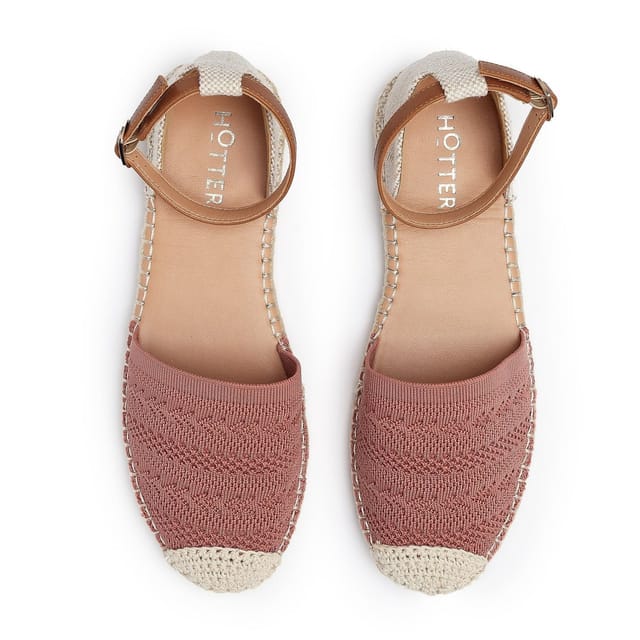 Hotter Hotter Women's 'Castaway' Espadrilles in Rose - 3