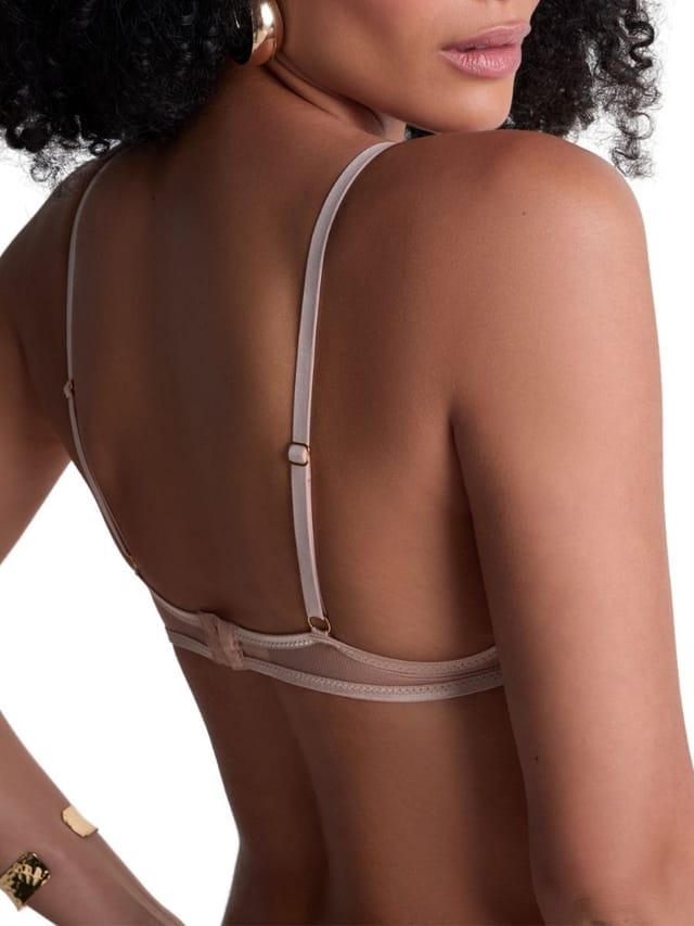 Aubade Aubade Women's Sound of Heart High Apex Push-Up Bra in Nude - 2