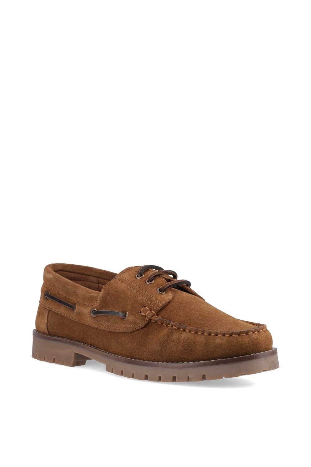 Hush Puppies Hush Puppies Men's Harrison Boat Shoe in Tan