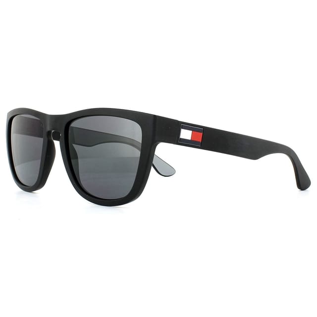 Tommy Hilfiger Tommy Hilfiger Men's Square Black Grey Sunglasses - 2
