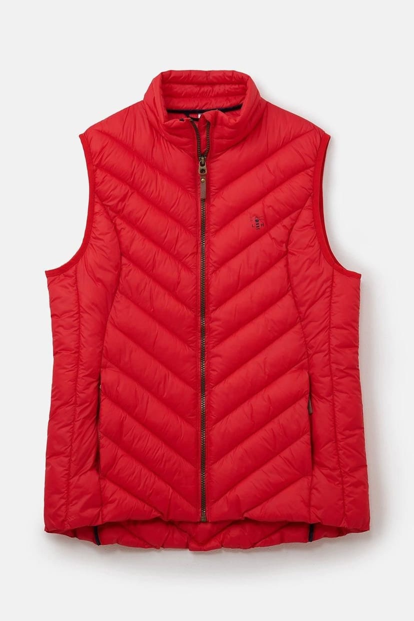 Lighthouse Clothing Lighthouse Clothing Women's Laurel Gilet in Red - 1