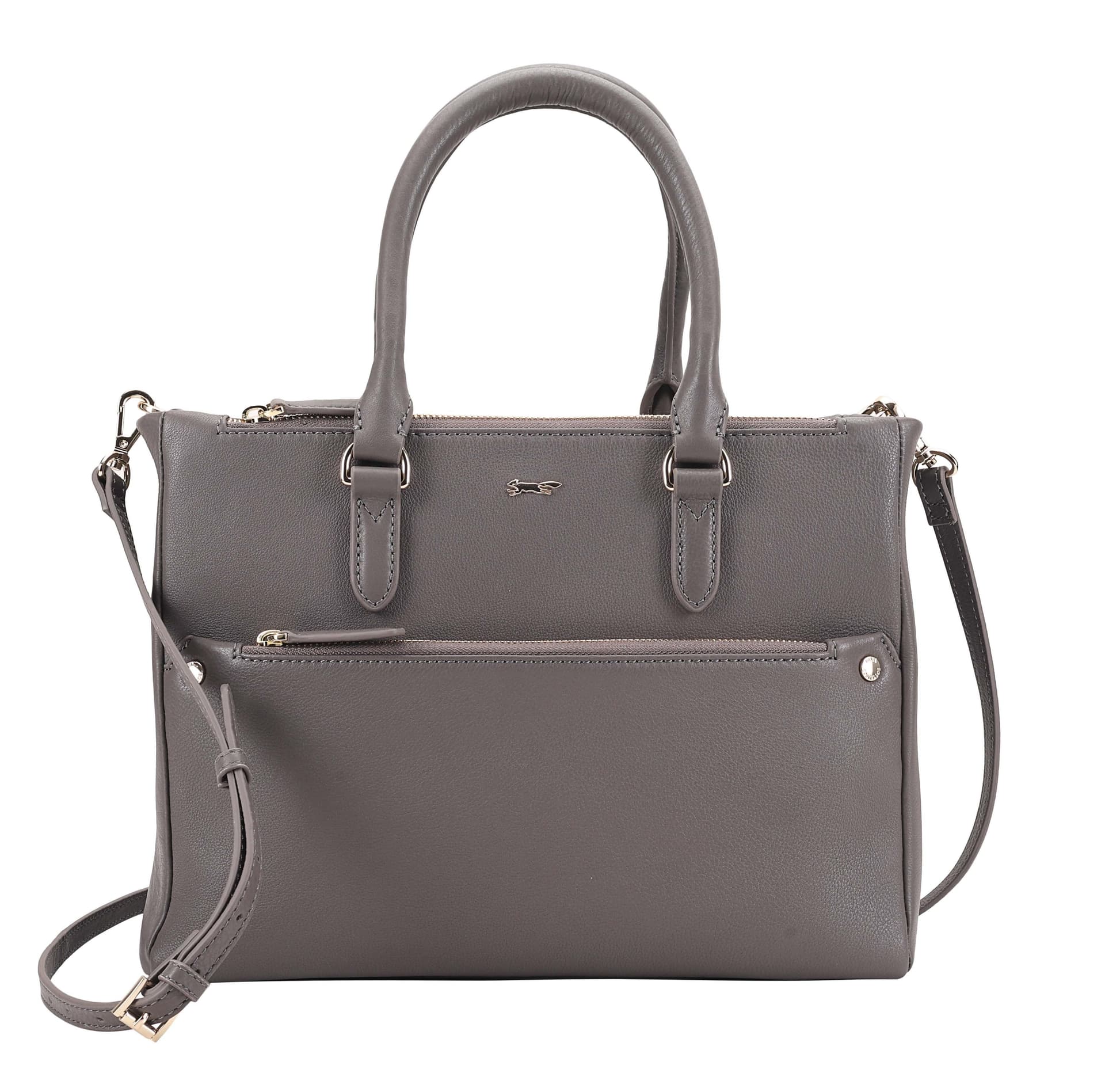 Paul Costelloe Paul Costelloe Women's Odessa Leather Multi Way Bag in Grey