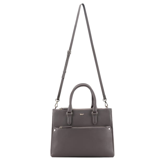 Paul Costelloe Paul Costelloe Women's Odessa Leather Multi Way Bag in Grey - 2