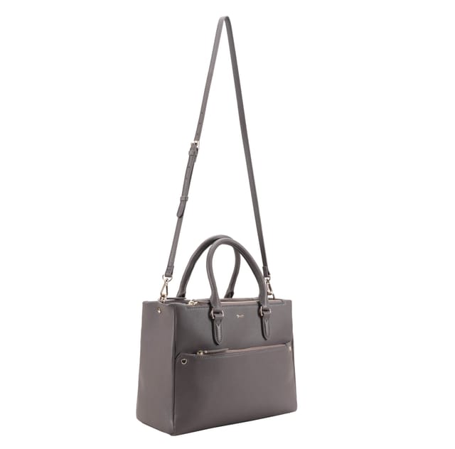 Paul Costelloe Paul Costelloe Women's Odessa Leather Multi Way Bag in Grey - 3