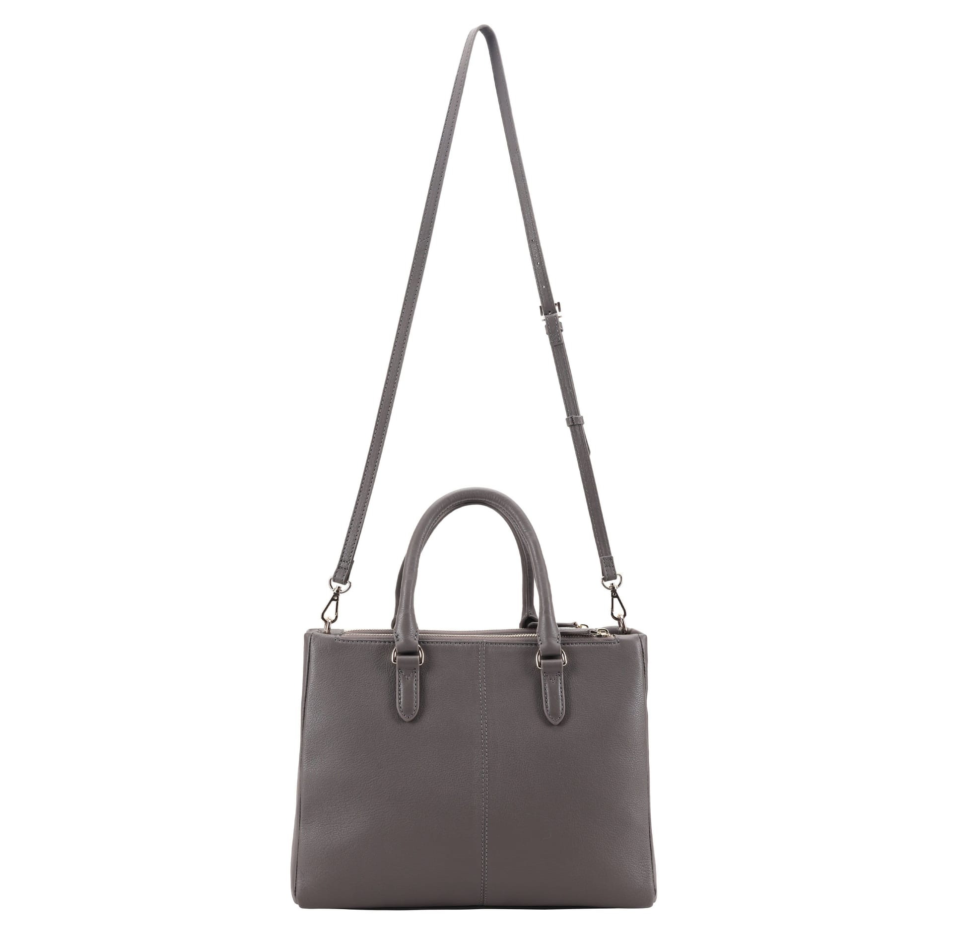 Paul Costelloe Paul Costelloe Women's Odessa Leather Multi Way Bag in Grey - 4