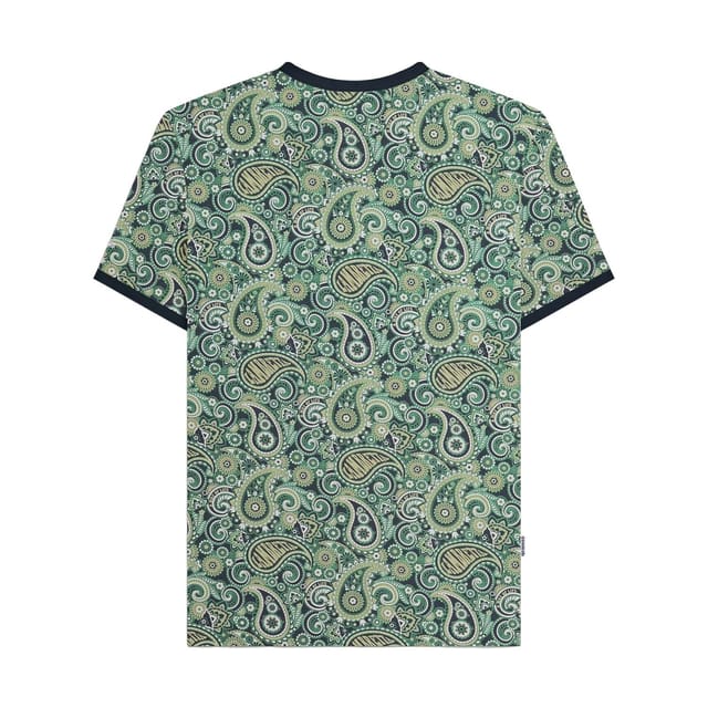 Lambretta Lambretta Men's SS25 Paisley T-Shirt in Navy - 2