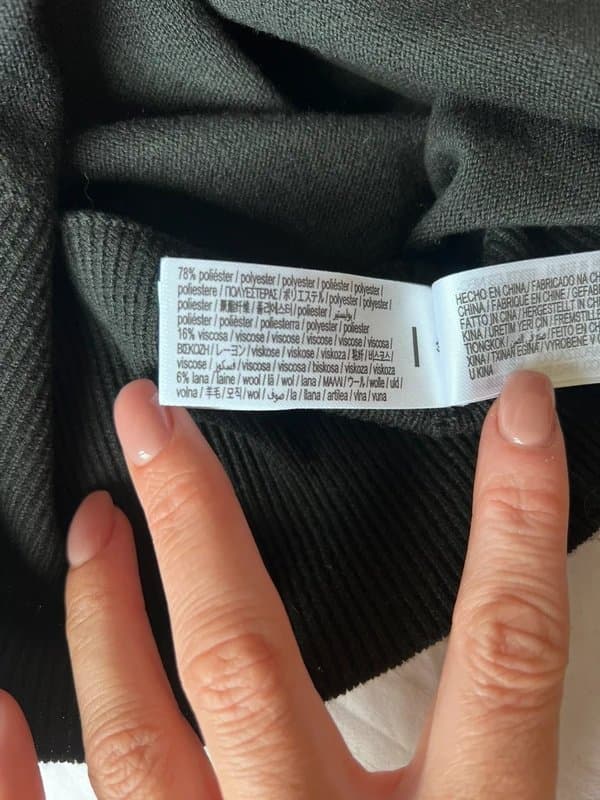 Bershka Black Bershka button up top