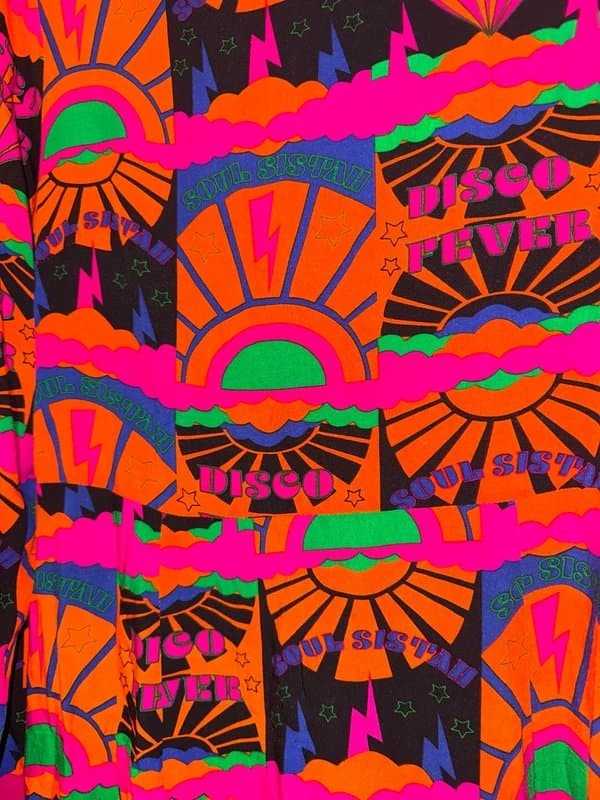 Never Fully Dressed NFD Vibrant Disco Fever Maxi Dress Size 14 NEW