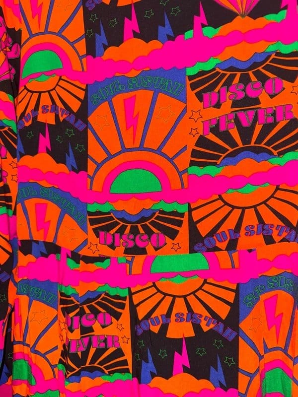 Never Fully Dressed Multi Disco Fever Maxi Dress