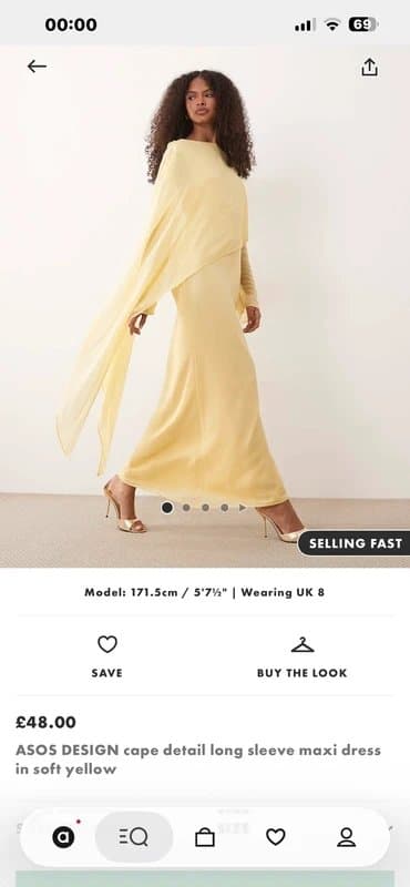 ASOS occasion dress