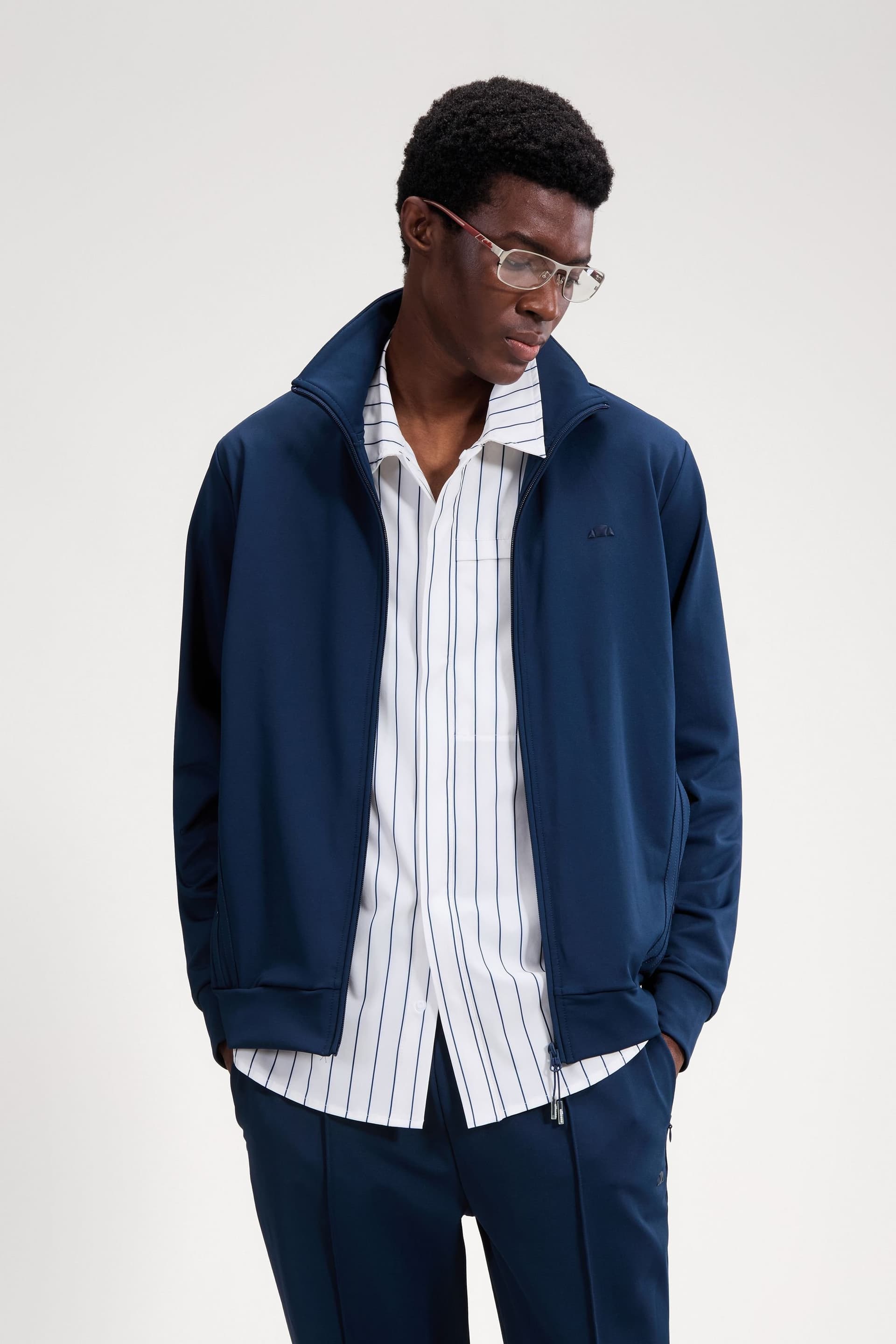 Ellesse Ellesse Men's Tosciana Track Top in Dark Navy