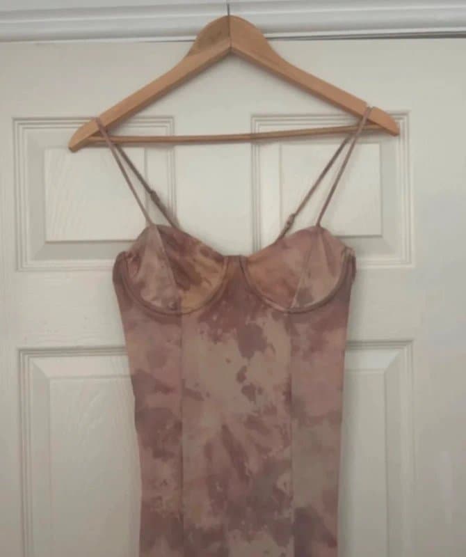 Bershka Bershka strappy tie dye dress size medium approx size 10-12