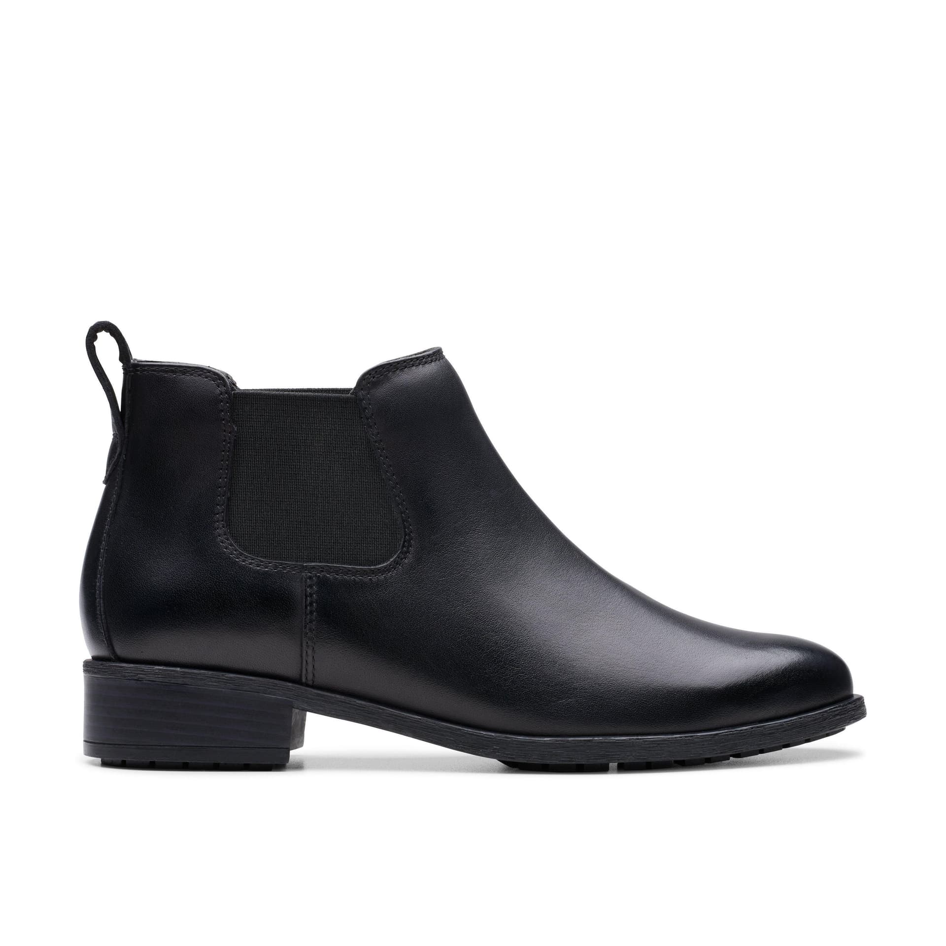 Clarks Clarks Women's Havisham Top Ankle Boot Black Leather Ankle Boots