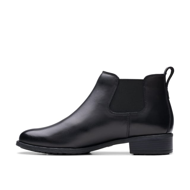 Clarks Clarks Women's Havisham Top Ankle Boot Black Leather Ankle Boots - 2