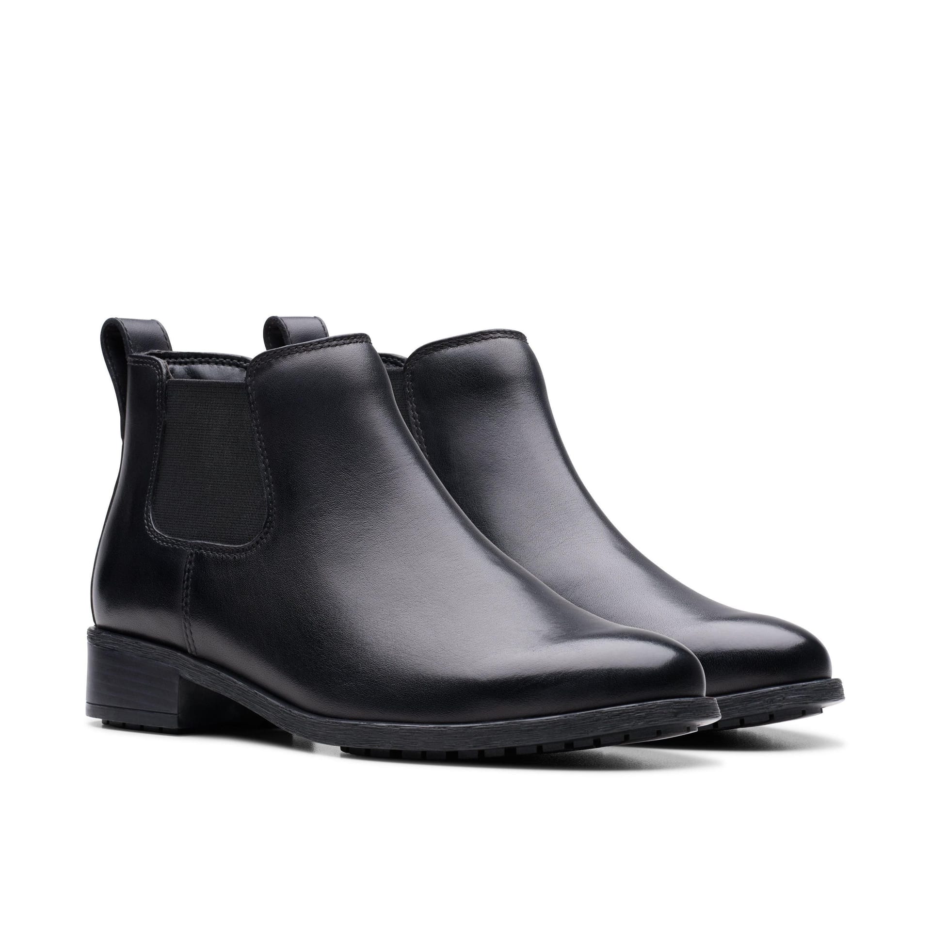 Clarks Clarks Women's Havisham Top Ankle Boot Black Leather Ankle Boots - 4