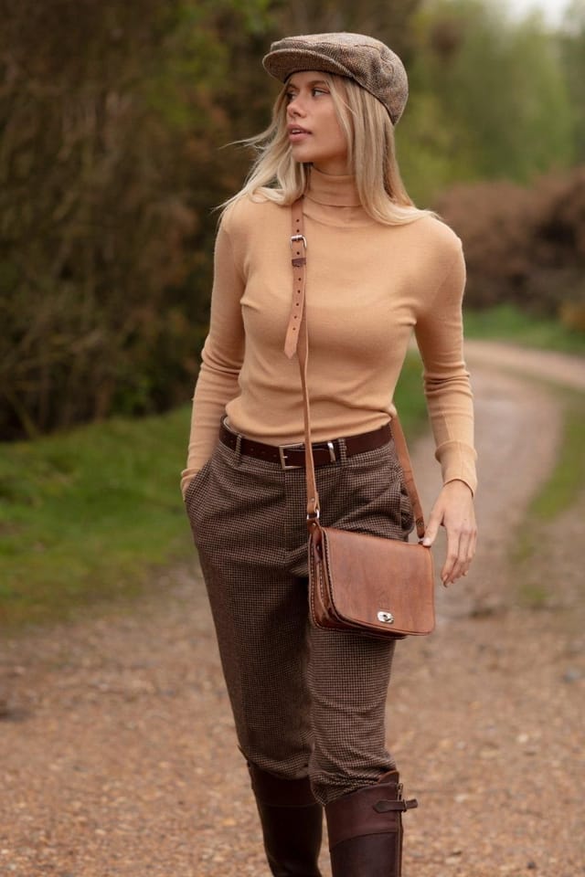 Berber Leather Berber Leather Women's 'The Kenitra' Cross-body Bag in Tan - 2