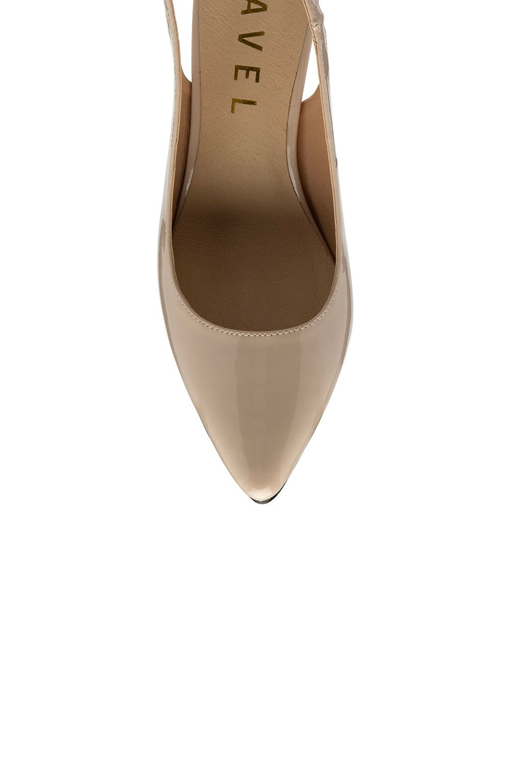 Ravel Ravel Women's 'Kavan' Patent Slingback Court Shoes in Nude - 4