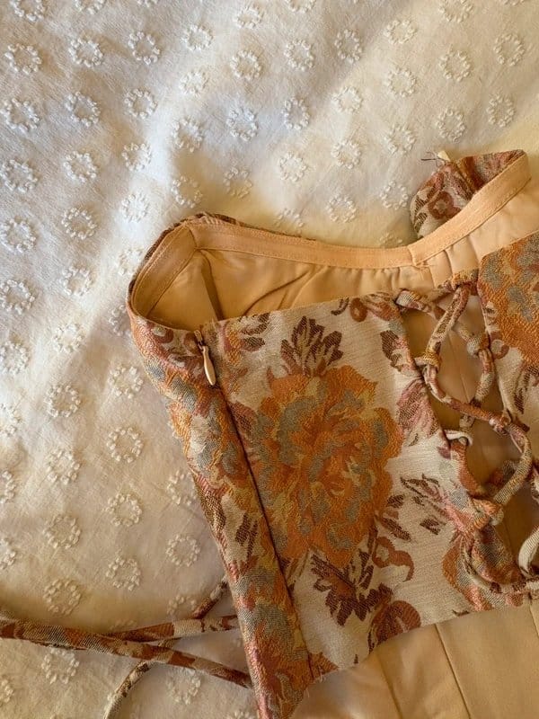Bershka Bershka Pink Detail Corset Top, UK Size S - 1